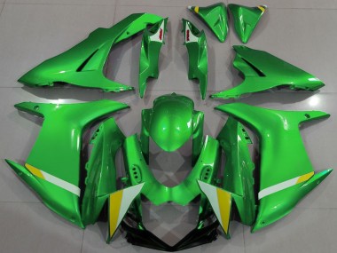 Carenados Moto Suzuki GSXR 600 / GSXR 750 2011-2024 - Verde Blanco Amarillo Baratos