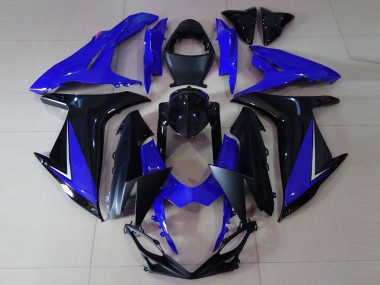Carenados Moto Suzuki GSXR 600 / GSXR 750 2011-2024 - Azul Negro Brillante Baratos