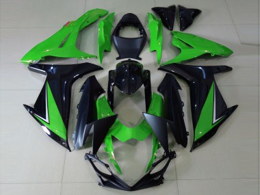 Carenados Moto Suzuki GSXR 600 / GSXR 750 2011-2024 - Verde Negro Brillante Negro Mate Baratos