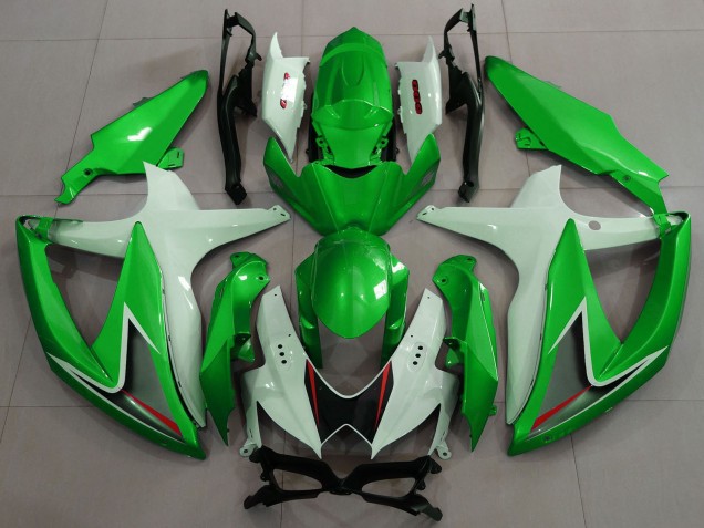 Carenados Moto Suzuki GSXR 600 / GSXR 750 2008-2010 - Blanco Verde Negro Rojo Baratos