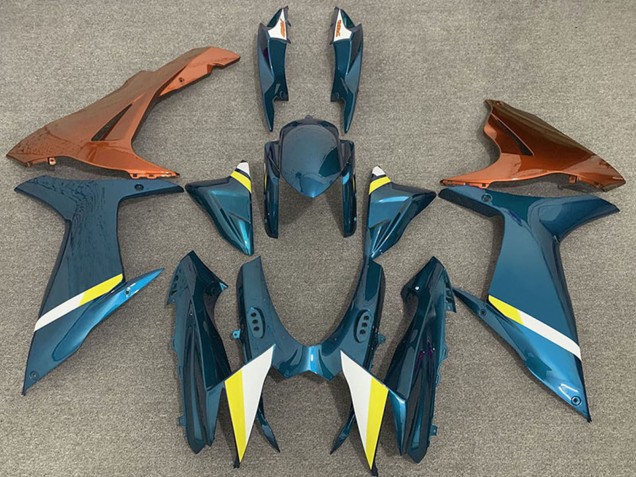 Carenados Moto Suzuki GSXR 600 / GSXR 750 2011-2024 - Azul Claro Naranja Blanco Amarillo Baratos