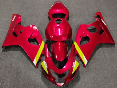 Carenados Moto Suzuki GSXR 600 / GSXR 750 2004-2005 - Rojo Amarillo Blanco Baratos