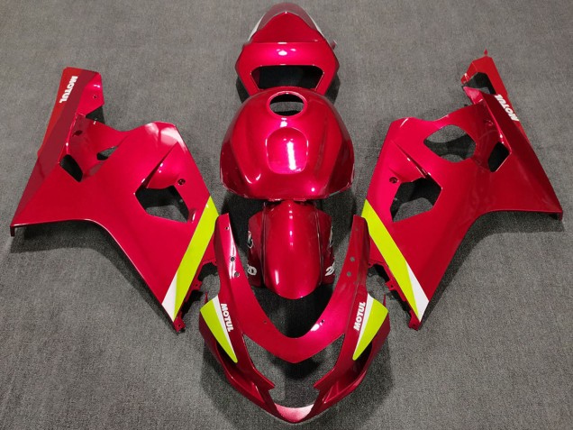 Carenados Moto Suzuki GSXR 600 / GSXR 750 2004-2005 - Rojo Amarillo Blanco Baratos