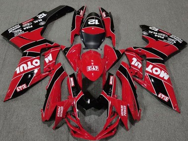 Carenados Moto Suzuki GSXR 600 / GSXR 750 2011-2024 - Rojo Negro Motul Baratos
