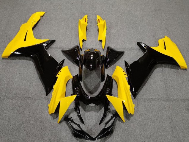 Carenados Moto Suzuki GSXR 600 / GSXR 750 2011-2024 - Amarillo Negro Brillante Baratos
