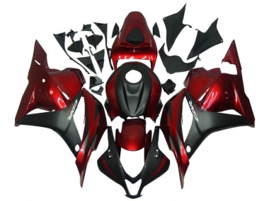 Carenados Moto Honda CBR600RR 2009-2012 - Rojo Negro Mate Baratos