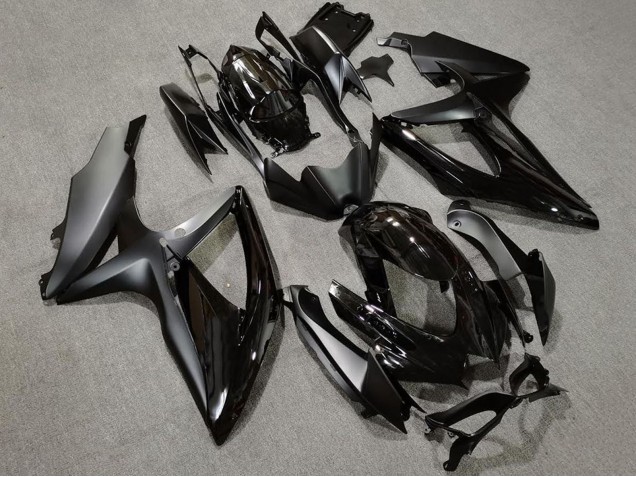 Carenados Moto Suzuki GSXR 600 / GSXR 750 2008-2010 - Negro Brillante Negro Mate Baratos