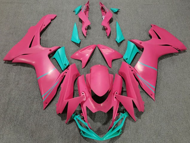 Carenados Moto Suzuki GSXR 600 / GSXR 750 2011-2024 - Rosa Azul Verdoso Baratos