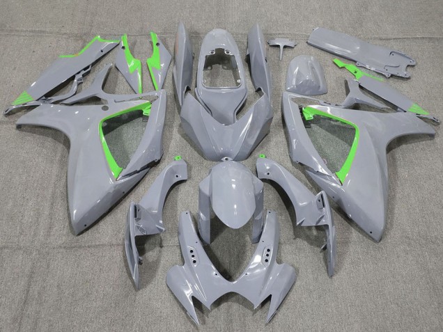 Carenados Moto Suzuki GSXR 600 / GSXR 750 2006-2007 - Nardo Gris Verde Baratos