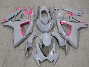 Carenados Moto Suzuki GSXR 600 / GSXR 750 2006-2007 - Nardo Gris Rosa Baratos