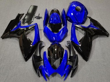 Carenados Moto Suzuki GSXR 600 / GSXR 750 2006-2007 - Azul Negro Brillante Baratos