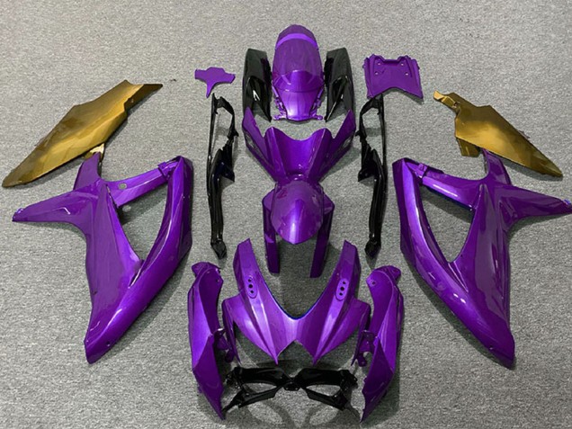 Carenados Moto Suzuki GSXR 600 / GSXR 750 2008-2010 - Púrpura Oro Baratos