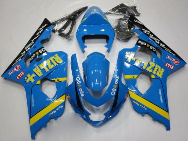 Carenados Moto Suzuki GSXR 600 / GSXR 750 2004-2005 - Azul Oro Negro Rizla Baratos