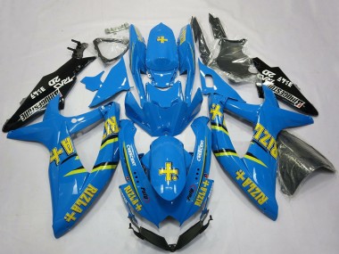 Carenados Moto Suzuki GSXR 600 / GSXR 750 2008-2010 - Azul Negro Oro Rizla Baratos