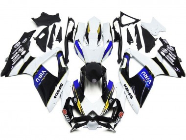 Carenados Moto Suzuki GSXR 600 / GSXR 750 2008-2010 - Blanco Azul Amarillo Negro Viru Baratos