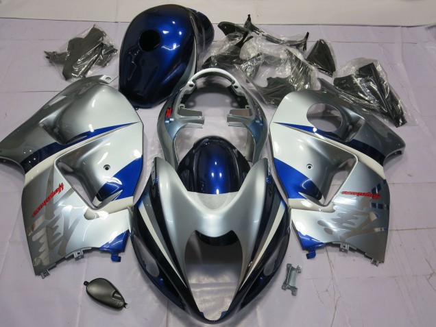 Carenado Moto Suzuki GSXR 1300 1996-2007 - Plata Azul Baratos
