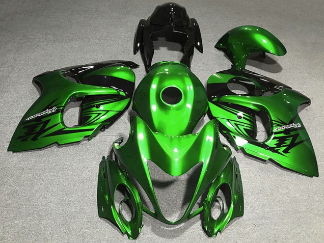 Carenado Moto Suzuki GSXR 1300 2008-2020 - Verde Brillante Negro Baratos
