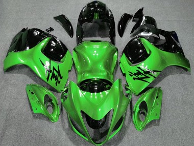 Carenados Moto Suzuki GSXR 1300 2008-2020 - Verde Brillante Negro Baratos