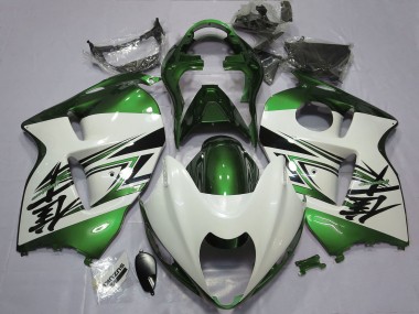 Carenados Moto Suzuki GSXR 1300 1996-2007 - Blanco Brillante Verde Baratos