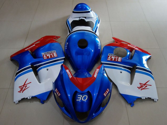 Carenados Moto Suzuki GSXR 1300 1996-2007 - Azul Blanco Rojo Baratos