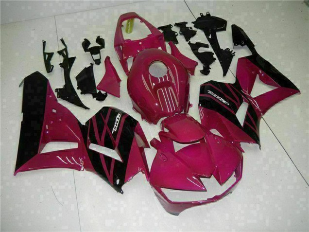 Carenados Moto Honda CBR600RR 2013-2023 - Púrpura Negro Brillante Baratos