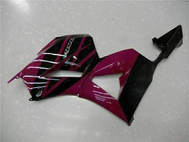 Carenados Moto Honda CBR600RR 2013-2023 - Púrpura Negro Brillante Baratos