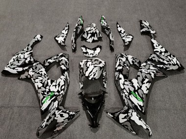 Carenados Moto Kawasaki ZX10R 2008-2010 - Camouflage Verde Calcomanías Baratos