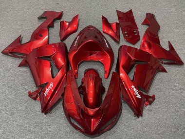 Carenados Moto Kawasaki ZX10R 2006-2007 - Rojo Caramelo Baratos