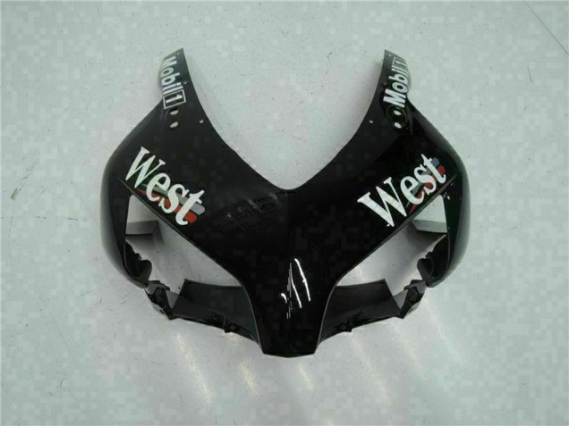 Carenados Moto Honda CBR1000RR 2004-2005 - Negro Brillante Blanco West Mobil Michelin Baratos