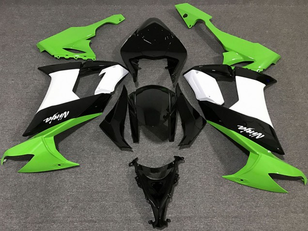 Carenados Moto Kawasaki ZX10R 2008-2010 - Verde Blanco Negro Baratos