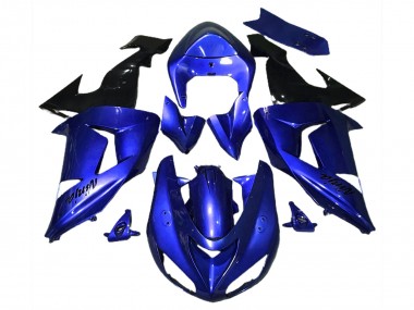Carenados Moto Kawasaki ZX10R 2006-2007 - Azul Negro Baratos