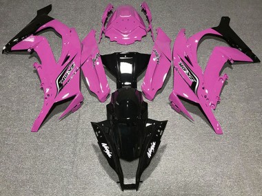 Carenados Moto Kawasaki ZX10R 2011-2015 - Rosa Negro Brillante Baratos