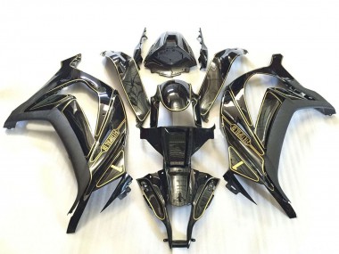 Carenados Moto Kawasaki ZX10R 2011-2015 - Plata Negro Brillante Negro Mate Oro Baratos