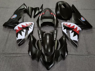 Carenados Moto Kawasaki ZX10R 2004-2005 - Negro Mate Betty Bomber Baratos