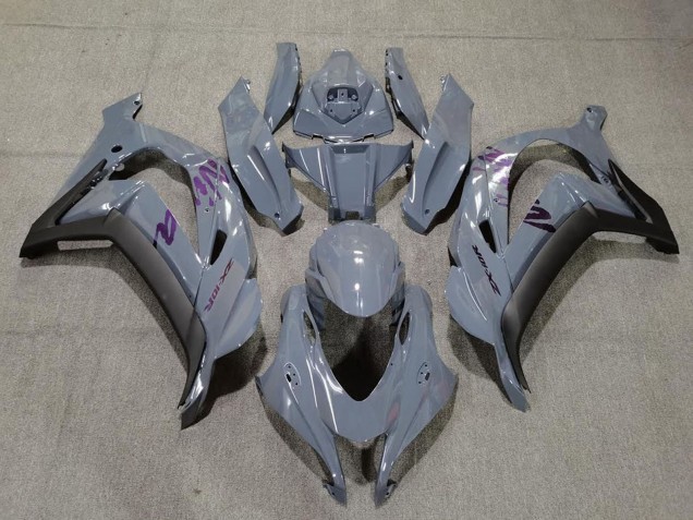 Carenados Moto Kawasaki ZX10R 2016-2020 - Nardo Gris Púrpura Baratos