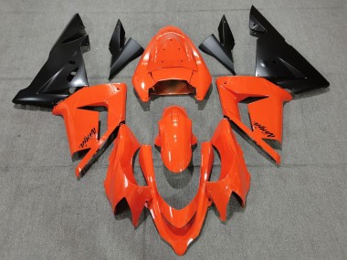Carenados Moto Kawasaki ZX10R 2004-2005 - Naranja Negro Baratos