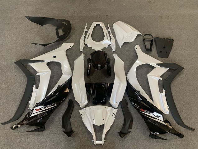 Carenados Moto Kawasaki ZX10R 2011-2015 - Blanco Perla Negro Brillante Negro Mate Baratos