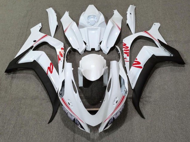 Carenados Moto Kawasaki ZX10R 2016-2020 - Blanco Perla Negro Rojo Baratos