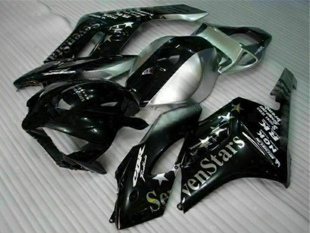 Carenados Moto Honda CBR1000RR 2004-2005 - Plata Negro Brillante SevenStars Baratos