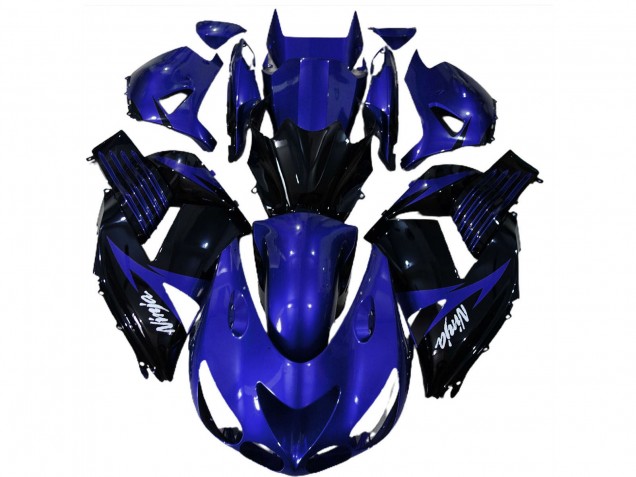 Carenados Moto Kawasaki ZX14R 2006-2011 - Azul Negro Brillante Blanco Ninja Baratos