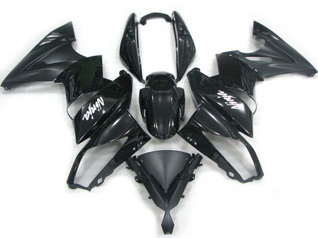 Carenados Moto Kawasaki Ninja 650R 2009-2011 - Negro Brillante Negro Mate Blanco Calcomanía Baratos