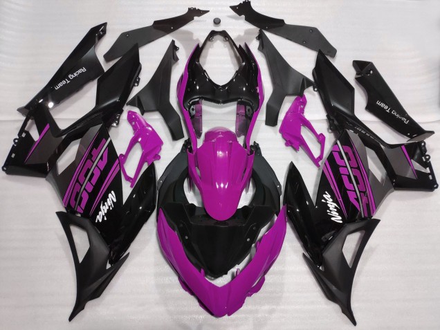 Carenados Moto Kawasaki Ninja 400 2018-2024 - Púrpura Negro Brillante Negro Mate OEM Estilo Baratos
