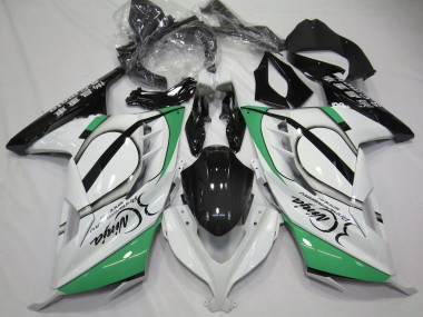 Carenados Moto Kawasaki Ninja 300 2013-2024 - Blanco Brillante Verde Negro Baratos