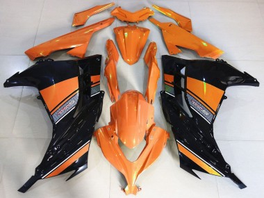 Carenados Moto Kawasaki Ninja 300 2013-2024 - Naranja Negro Baratos