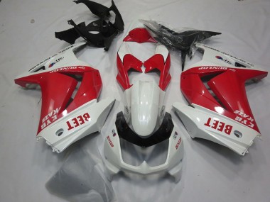 Carenados Moto Kawasaki Ninja 250 2008-2012 - Blanco Rojo Beet Baratos