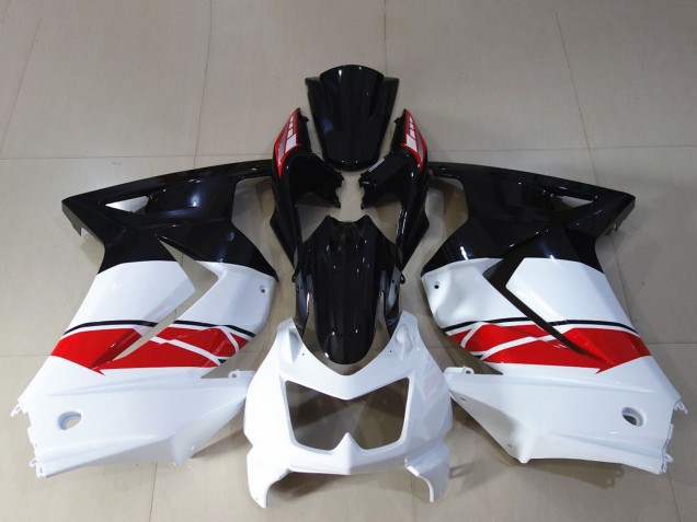 Carenado Moto Kawasaki Ninja 250 2008-2012 - Blanco Rojo Negro Brillante Baratos