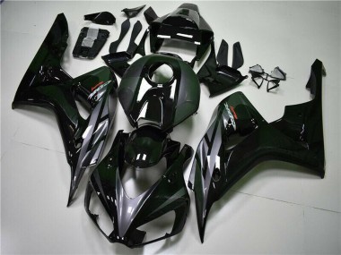 Carenados Moto Honda CBR1000RR 2004-2005 - Negro Brillante Gris Baratos