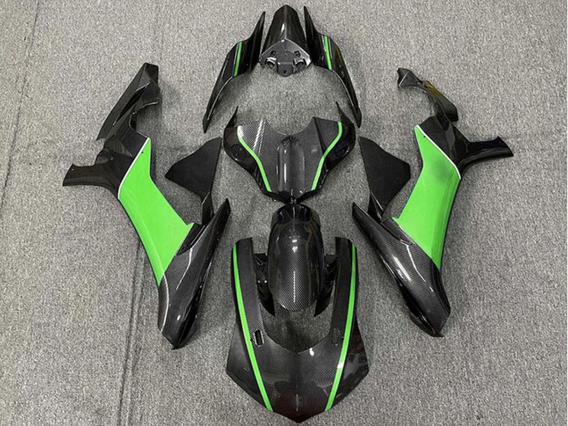 Carenados Moto Yamaha R1 2015-2019 - FibraCarbono Verde Baratos