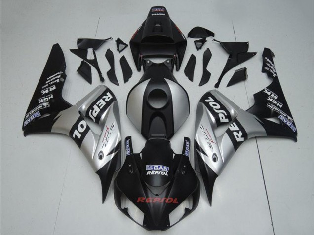 Carenados Moto Honda CBR1000RR 2004-2005 - Plata Negro Brillante Repsol Baratos