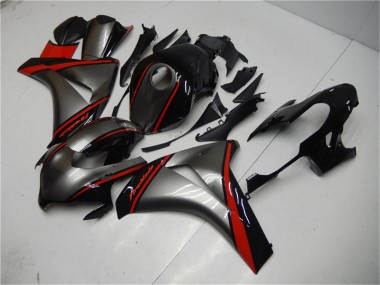 Carenado Moto Honda CBR1000RR 2008-2011 - Gris Rojo Negro Brillante Baratos